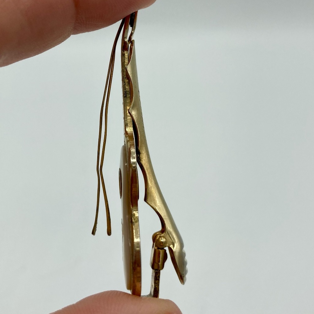 Vintage Anson Guitar Mother Of Pearl Tie Clip - Picture 5 of 7